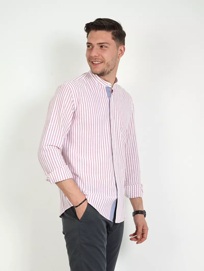 Chemise regular rayures